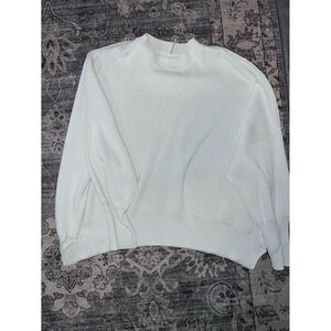 Free People Easy Street Tunic Sweater White